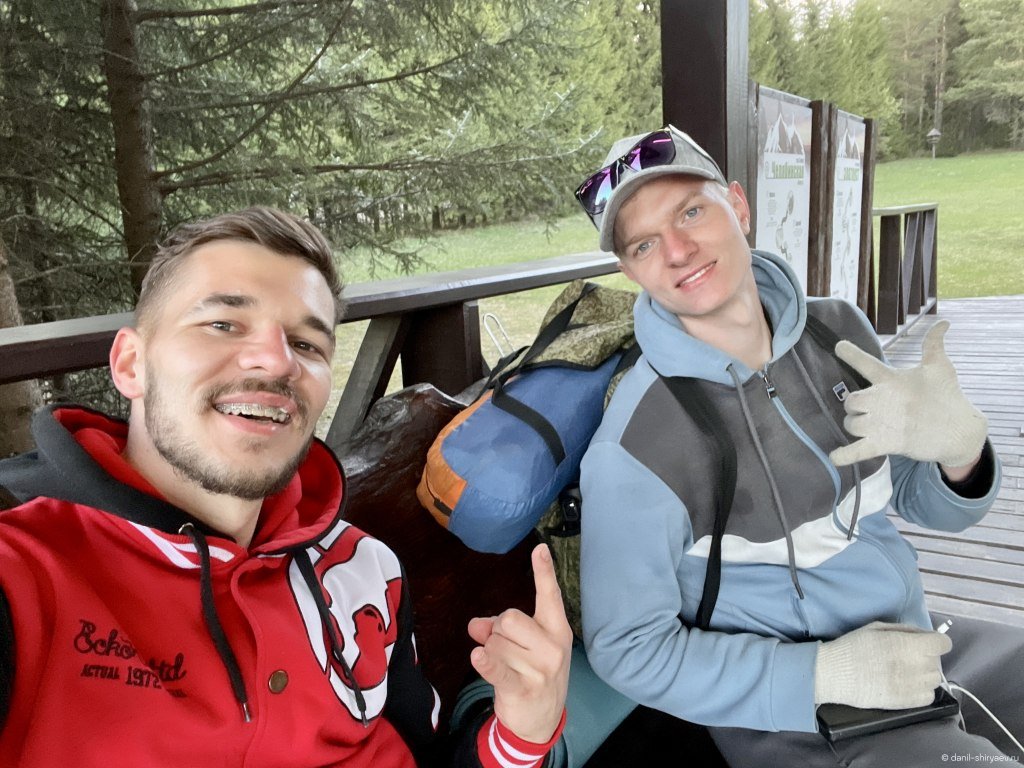 На выходе из парка