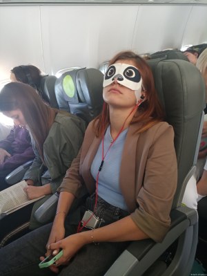 В полете из Москвы