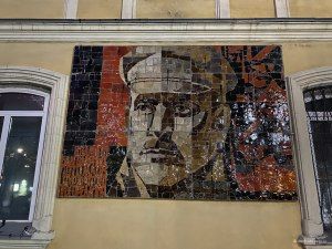 Настенная мозаика по арбату Кировка