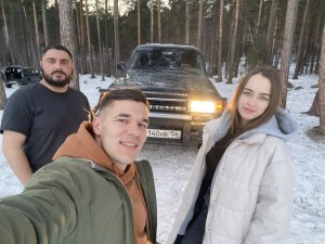 Перед отъездом совместное селфи