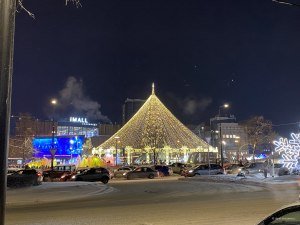 Ёлка на главной площади города