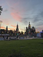 На закате