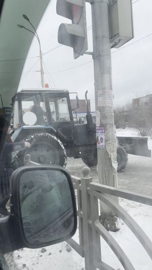 Когда папа трактор взял сына с собой на работу