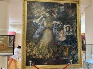Автопортрет с женой и дочерью 1910 г. - Ф.А. Малявин